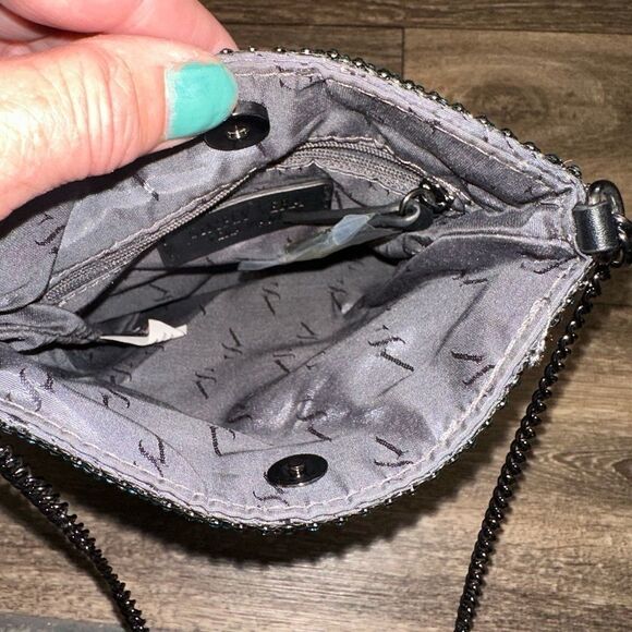 NWOT Vera Wang teal crossbody  Alessio bling bag - Picture 8 of 11
